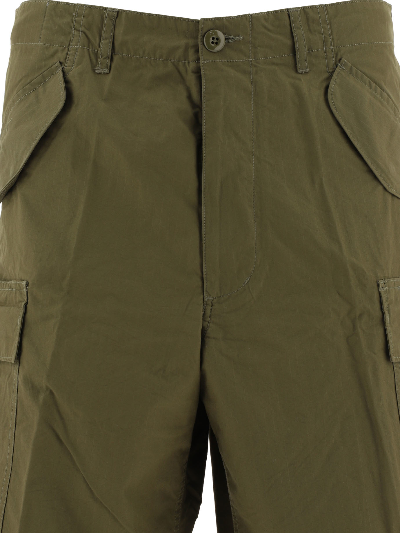 BEAMS PLUS Green 6 pocket shorts